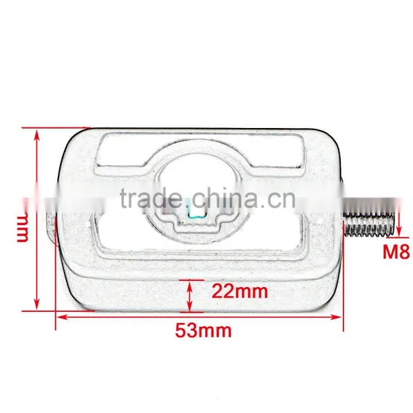 BJ-FP216-053 Chrome Billet Aluminum Skull Motorbike Shifter Shift Peg For Harley Davidson photo-6