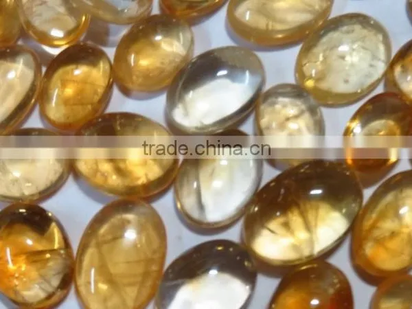 Natural UNHEATED UNDYED No Treatment CITRINE Gemstone Loose Cabochons photo-2