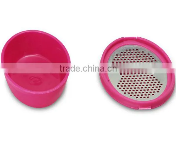 S/S+PP 9.5*6.5*2.5 High Quality Kitchen Multifunctional Manual Fruit&vegetable Grater/chocolate Grate/cheese Grater photo-3
