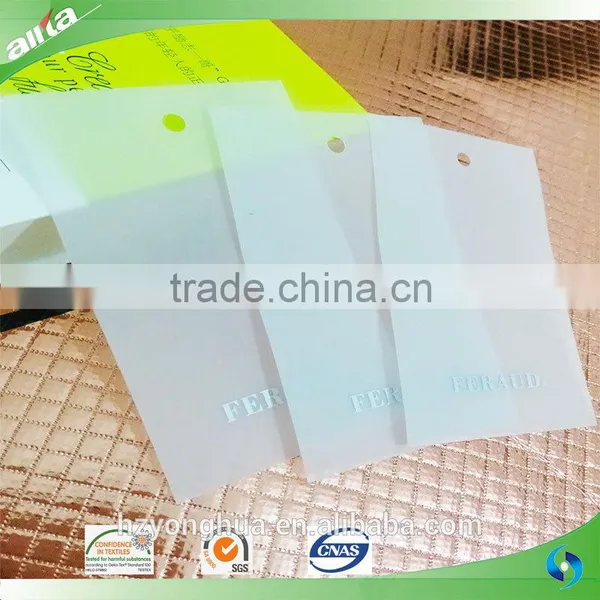 Fancy Garment Hangtag Embossed Hang Tags and Pvc Garment Hangtags photo-6