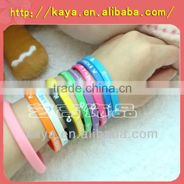 Eco-friendly Promotional Silicone Wristbands
