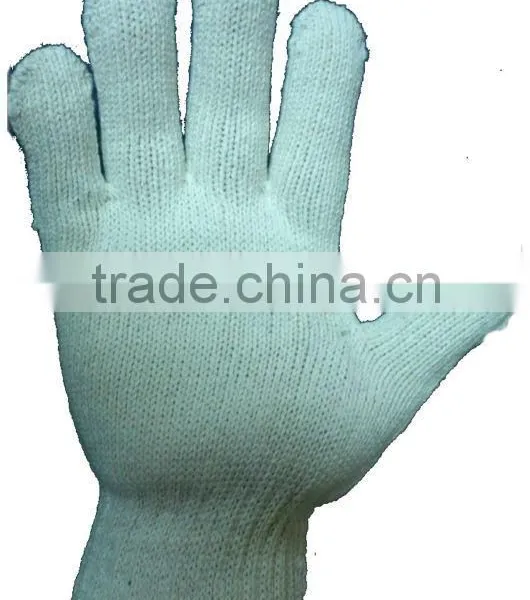 201 RAW WHITE 900 GRAMS 7 KNITTING COTTON SAFETY WORKING GLOVE