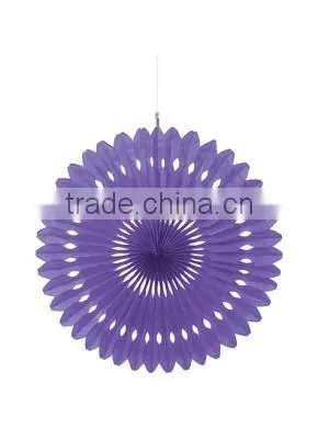 Hot Sale !small Lovely Tissue Paper Fan for Party Wedding Decorations photo-6