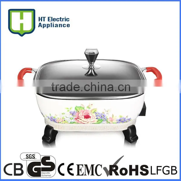 Ceramic Deep Frying Pan Ceramic Bread Pan Electric Hot Pan photo-4