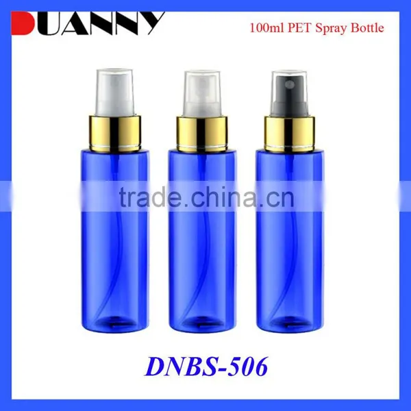 WHOLESALE 100 ML BLUE SPRAY BOTTLE, CUSTOM 100ML BLUE PET PLASTIC SPRAY BOTTLES photo-5