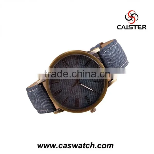 Simple Dials Leather Bracelet Alloy Case Unisex Watch photo-2