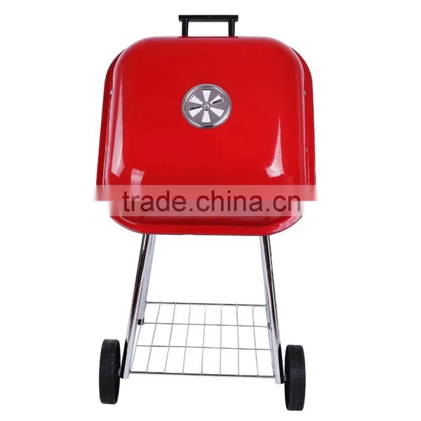 Attractive Portable Balcony Bbq Grill With Wheel photo-3