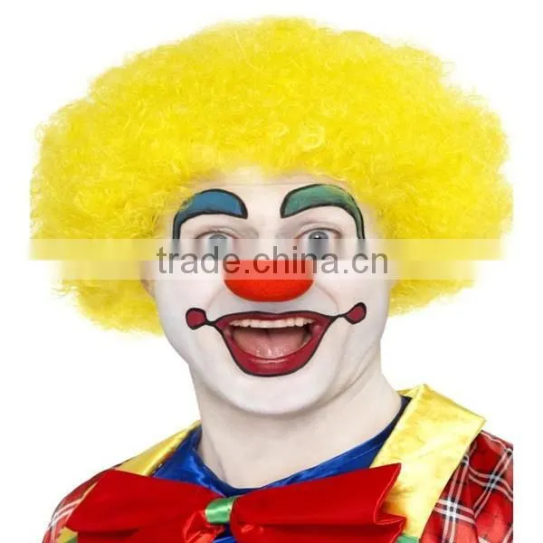 Adults Crazy Clown Wig Unisex Rainbow Curly Afro Fancy Dress Costume Accessory photo-3