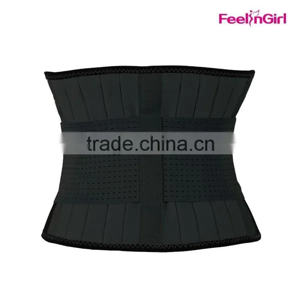 Large Stock Pure Black Slimming Waist Ttimmer Belt photo-3