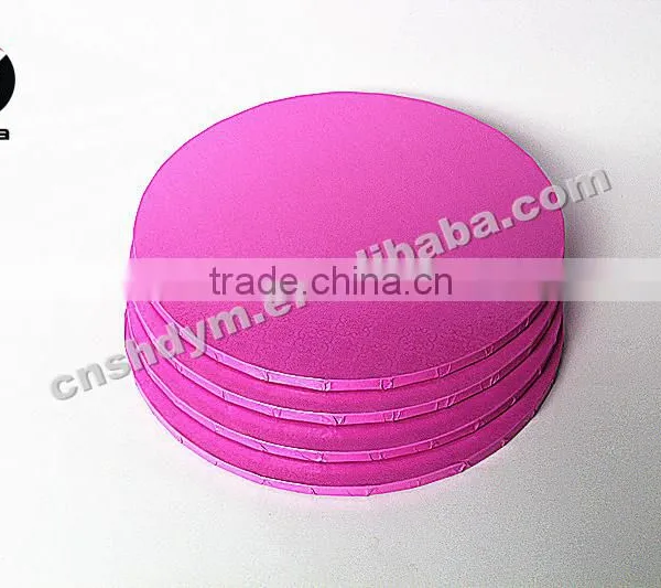 Disposable Colorful Round Foil Cake Drum photo-2