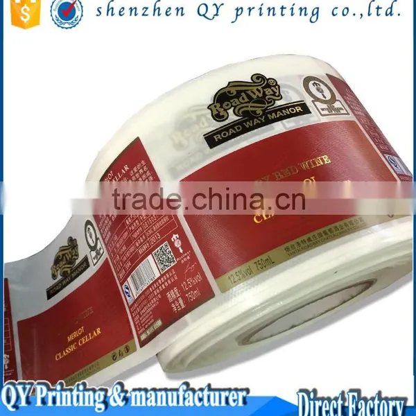 Top Selling Custom Printing Stickers Wine Bottle Label Standard Size photo-2