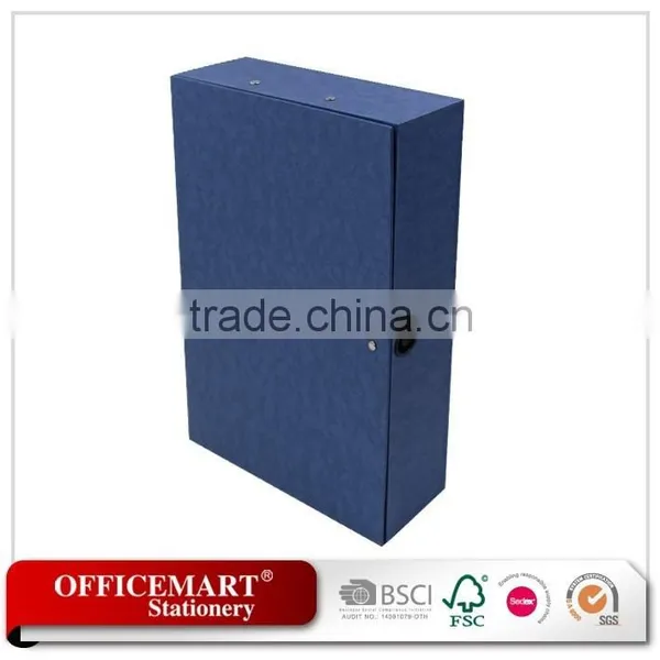 Dark Blue a4 Paper Stationery Box File photo-3