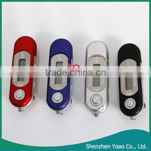 USB2.0 LCD 16GB MP3 Player With Voice Recorder Function Red photo-3