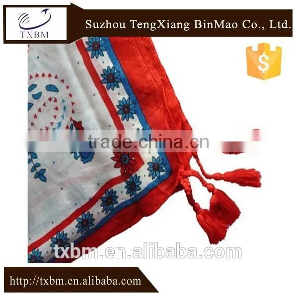 2015 Fashion Hanging Rayon Big Square photo-2