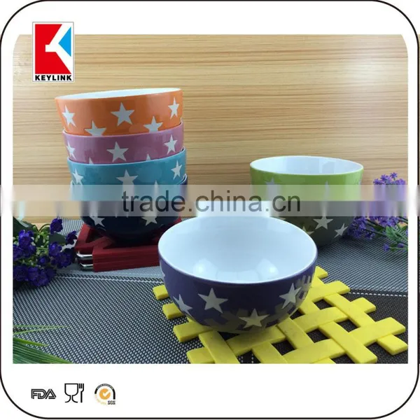 Bulk Logo Printed Matt Finish Cereal Bowl Soup Ceramic Bowl photo-4