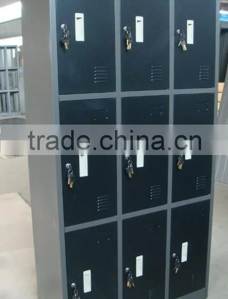 China Manufacture 9 Door Steel Storage Metal Cabinet Steel Office Locker photo-3
