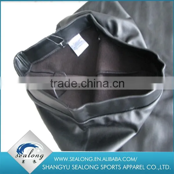 CHINA FACTORY LADIES WINTER FASHION PU LEGGINGS photo-3