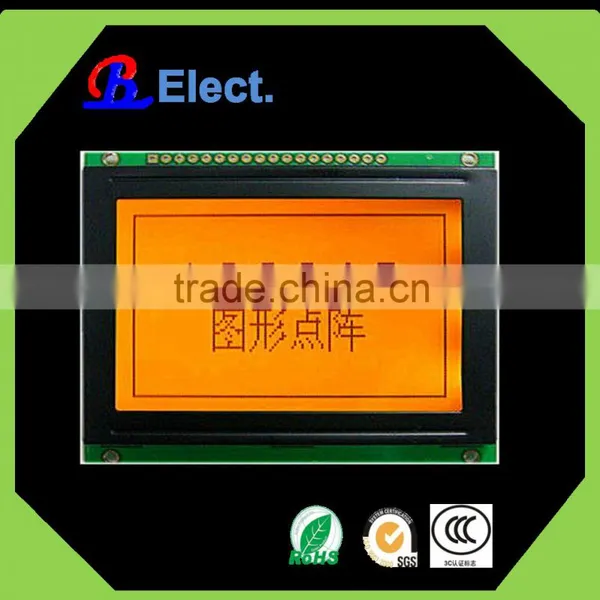 Negative COB 128x64 Graphics Black Mask Lcd Module photo-3