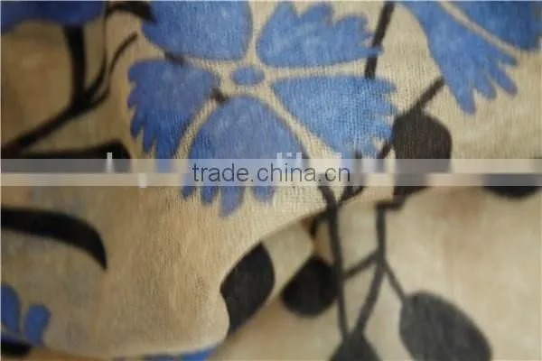 2015 New Fashion Tree Printed Wool Scarf photo-5