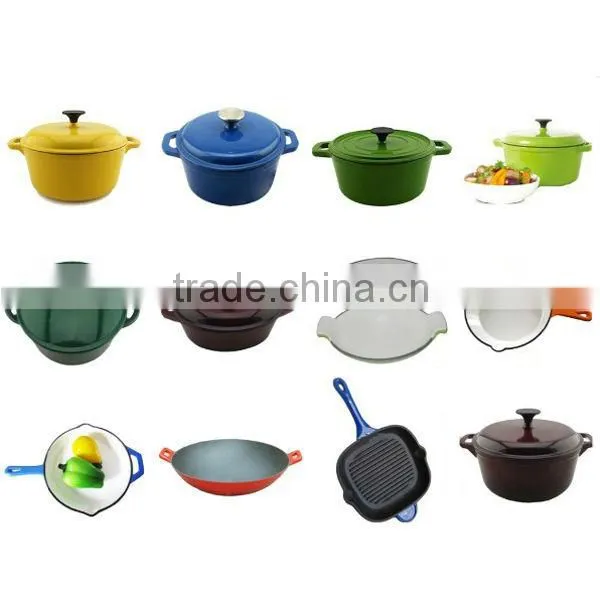 Porcelain Coated Cast Iron Cookware