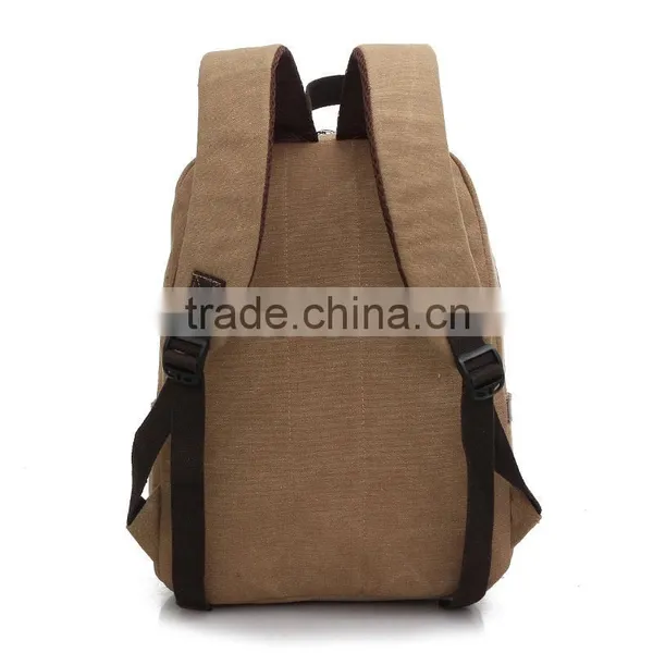 2016 Factory Price Backpack Unisex Canvas Backpack Vintage Backpack With Large Capacity photo-4