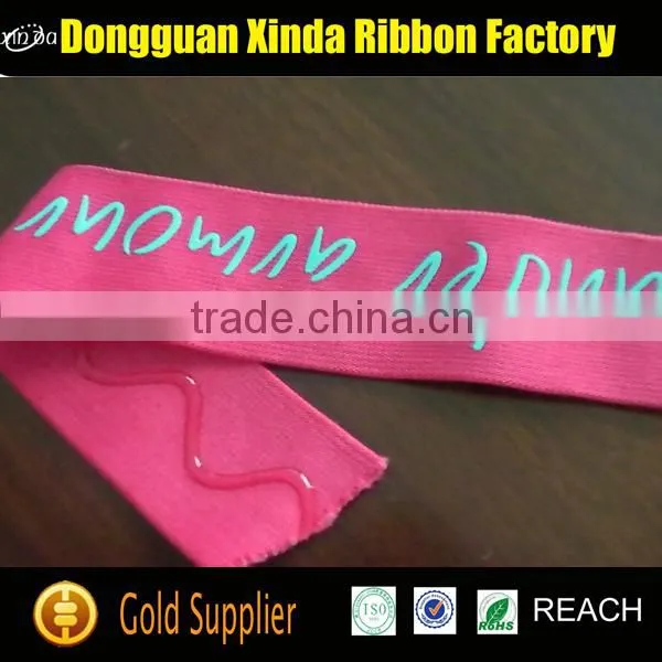Custom Silicon Printed Elastic/Elastic Band/Silicon Printed Elastic Quality Choice photo-2