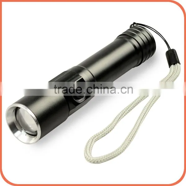 Mini LED Zoom Flashlight 18650 Adjustable Focal Length Flash Light Torch With Power XPG 5w