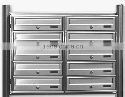 Hot Sale in Germany Market 304 Stainless Steel Outdoor Mailbox photo-5