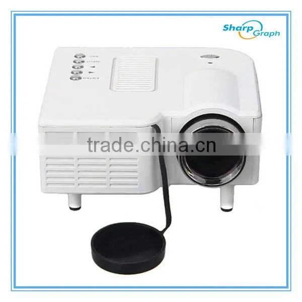 Hot Product for 2015 UNIC Pico Mini Low Power Consumption LED HD Projector UC28+ Pocket Cheap LCD Projectors for Sale photo-2