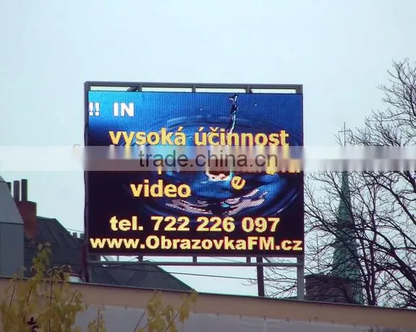 160*160MM P10 Full Color Free China HD P10rgb Led Display for Outdoor Advertising photo-4