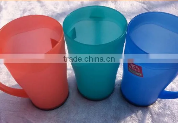 Fashion Super Light Colorfulpromotional Plastic Tooth Mug ,small Volume pp Waist Cup photo-2