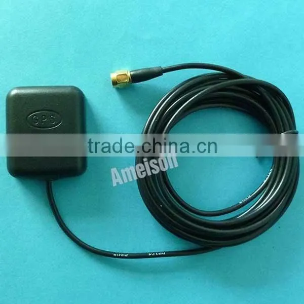 Car Navigation GPS External Antenna With SMA Connecter 3m/5m Cable photo-2