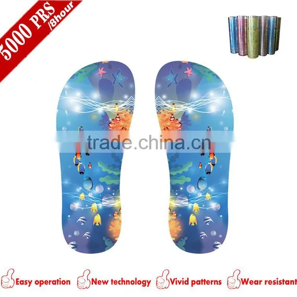Light up Happy Boy Slipper Sole EVA Printing Film photo-4