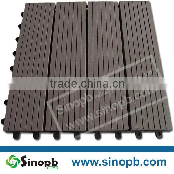 Interlocking Waterproof Tiles Artificial Wood Tile photo-2