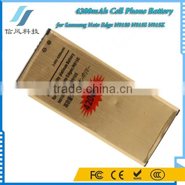 4200mAh Mobile Phone Battery for Samsung Note Edge N9150 N915S N915X Gold photo-2