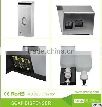 Wholesale Stainless Steel Foaming Soap Dispenser, Cheap 1000ml Liquid Sanitizer Dispenser, Sensor Touchless Sanitizer Dispenser photo-2