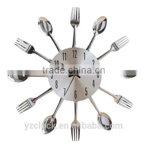 Stainless Iron Kitchen Clock 2016 photo-2