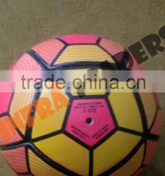 Machine Stitched PVC Synthetic Leather Soccer Ball
