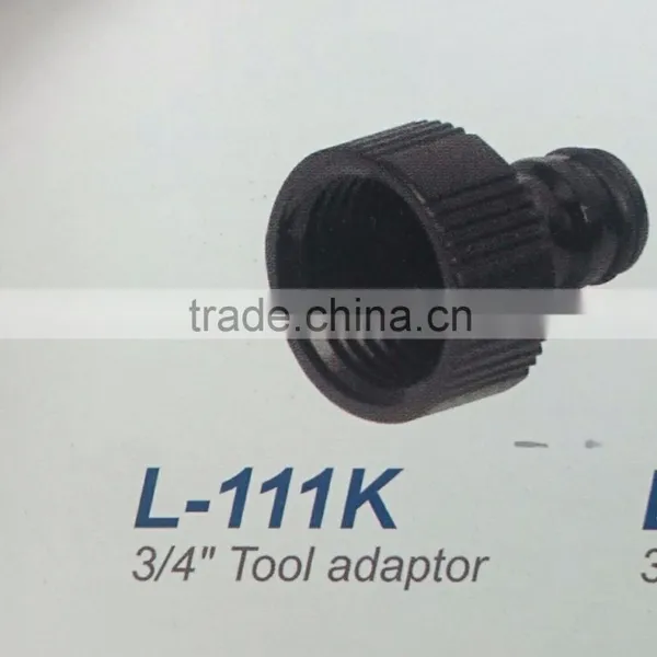 High Quality Taiwan Made Garden Lawn Sprinkler Plastic 3/4" Tool Adaptor