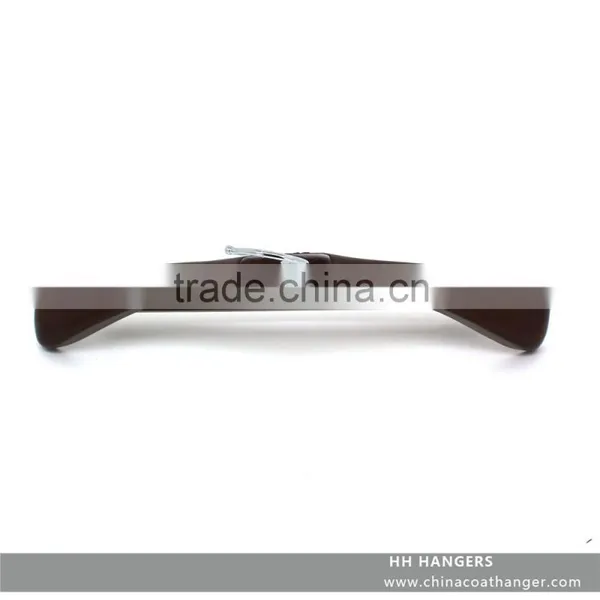 Luxury Bigger Shoulder Wooden Suit Hanger With Wooden Bar, Black Top Hanger With Non-slip Bar in High Quality photo-5