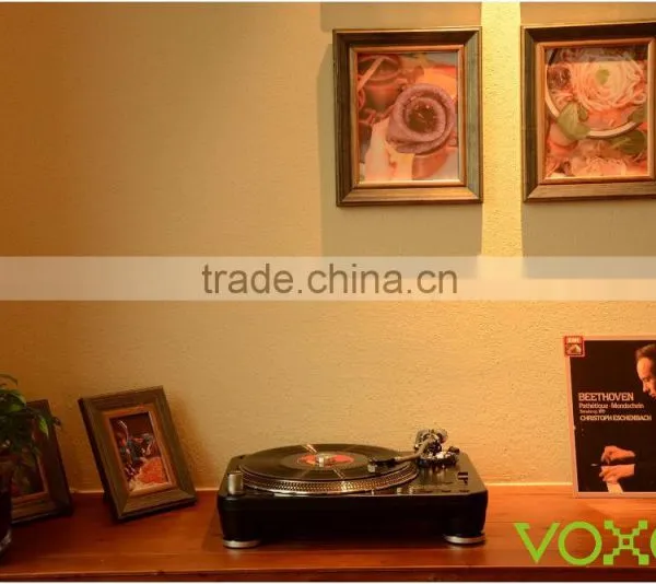 VOXOA DJ Turntable T80 High Torque 3 Speed Vinyl Turntable With Height Adjustable S-shaped Pick up Arm photo-4