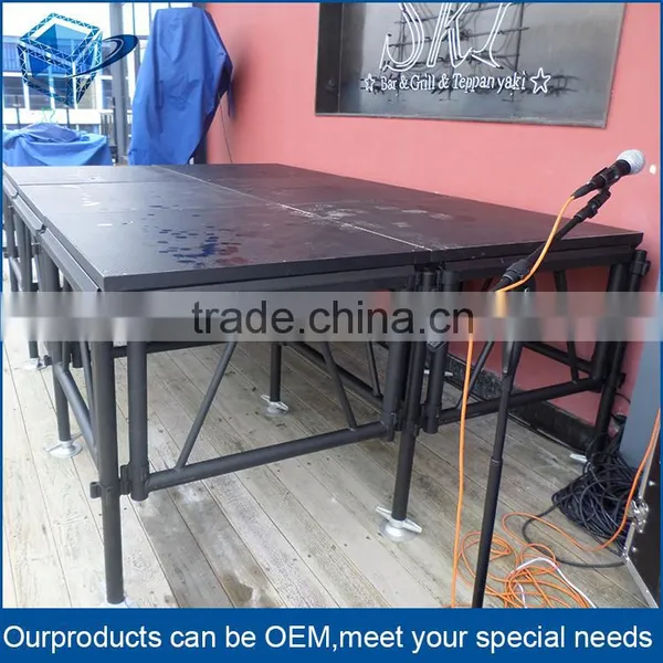 Hight Quality Outdoor Aluminium Frame Wedding Decoration Wooden Platform Stage photo-5