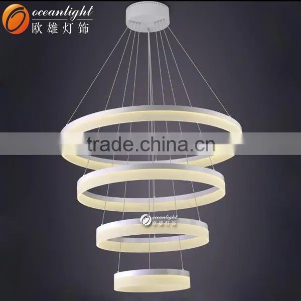 Acrylic Circle Lights Pendant Circle Chandelier Modern LED Lights OXD9019-D40+60+80W photo-2