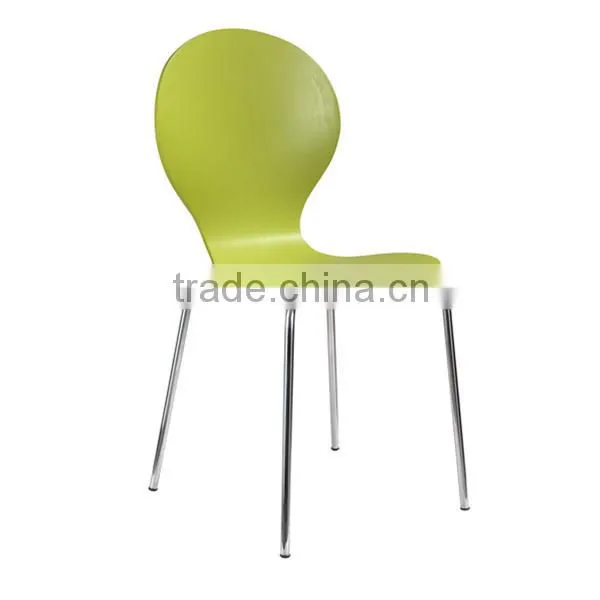 Dining Furniture High Quality Plywood Finish Colorful Chair photo-6