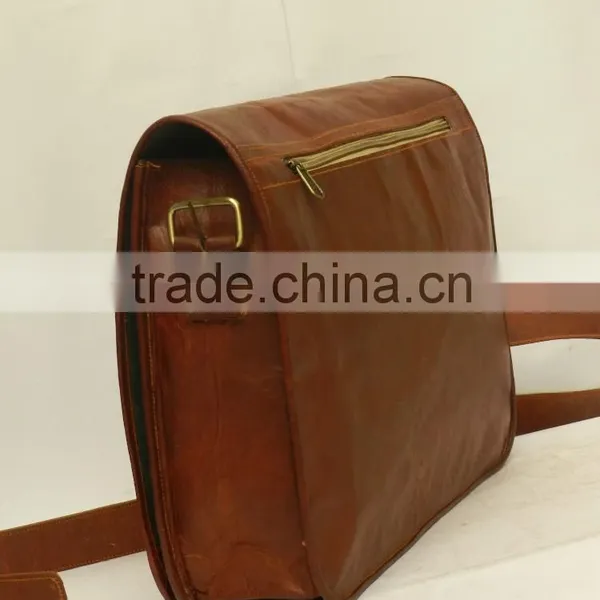 Venus Craft India's Vintage Leather Messenger Bag Grained Leather photo-2