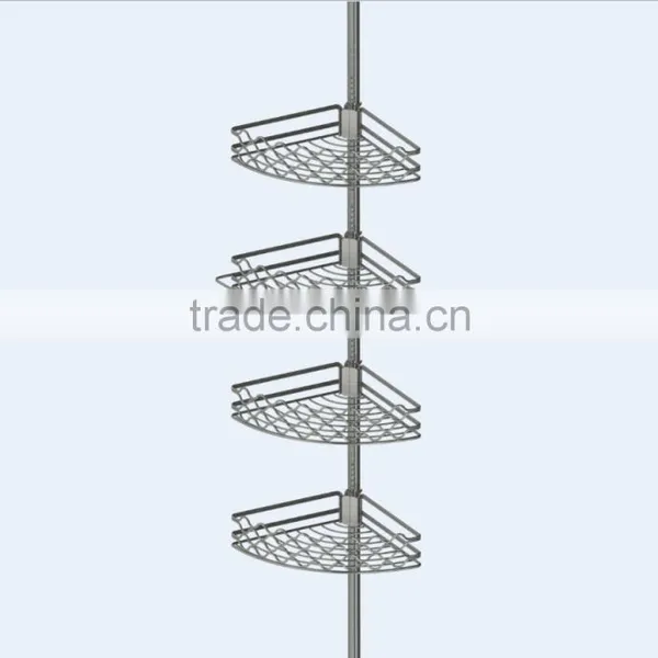 Tension Pole Caddy and Toilet Paper Holder photo-3