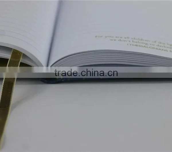 Foil Stamping Leather Journal Simple Design Diary Notebook photo-5