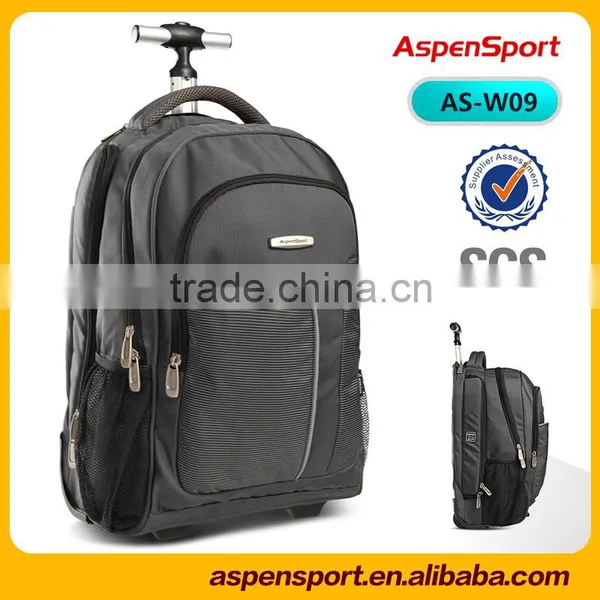 2016 New Arrival Trolley School Bag Laptop Trolley Backpack