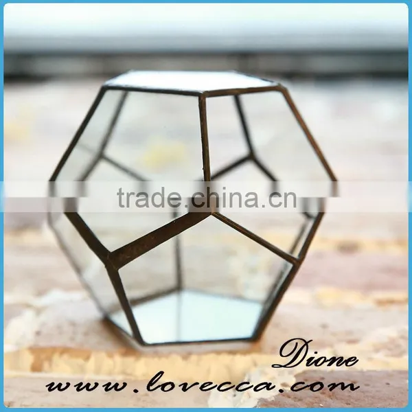Hot Sale Indoor Plant Glass Terrarium Clear Glass Geometrical Hanging Terrarium-indoor Plant Pot Holders Glass Terrarium photo-6