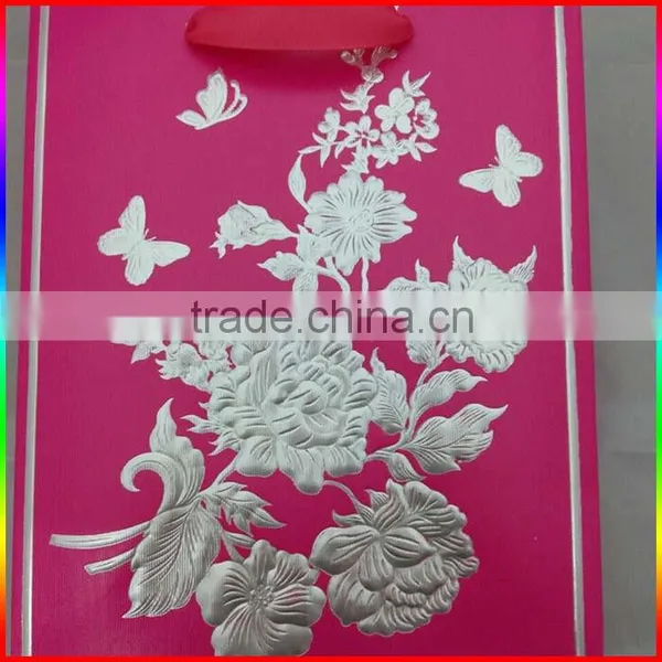Paper Gift Bag for Clothes With Emboss Silver Printing photo-2